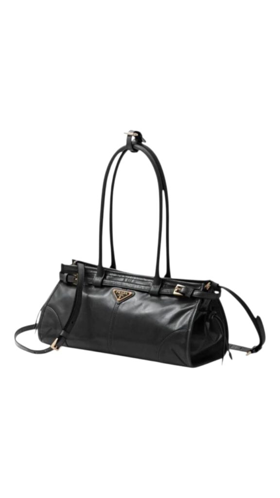 Prada Bonnie leather handbag