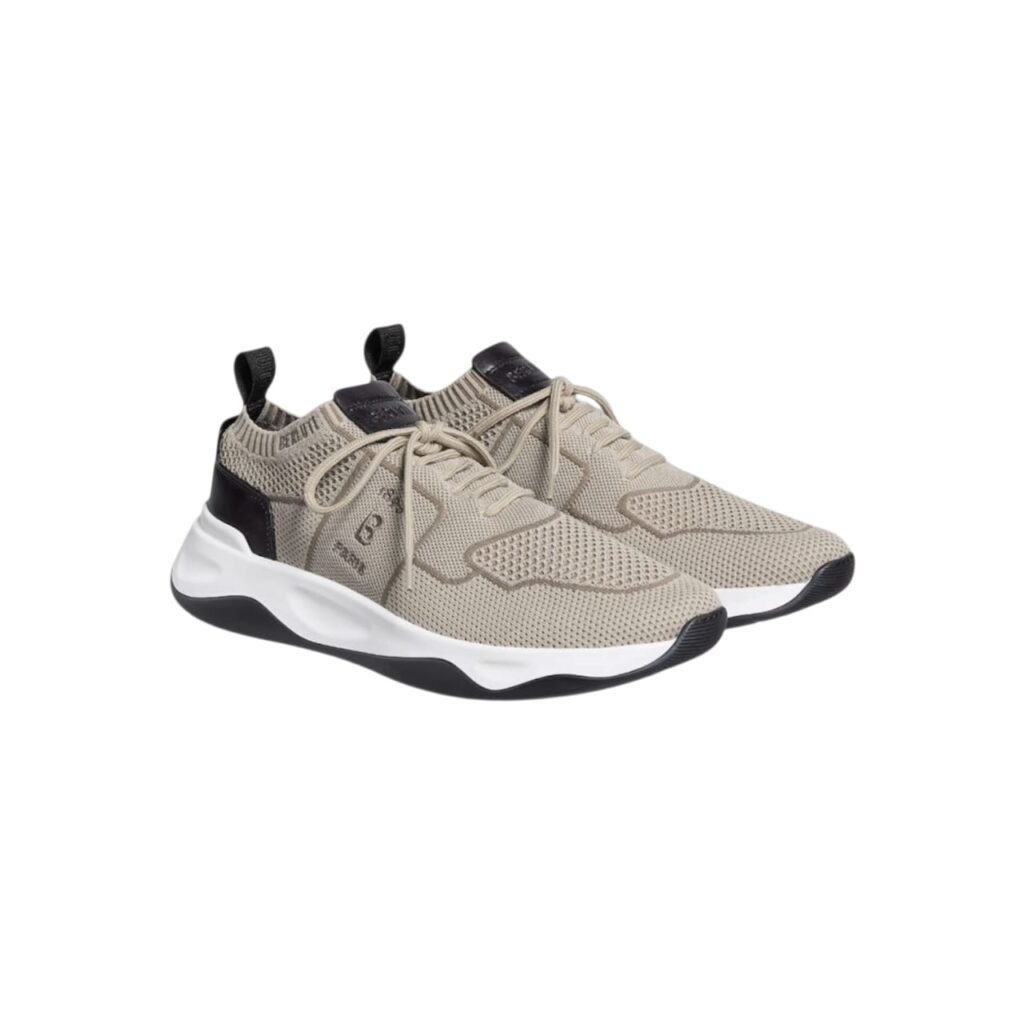 Berluti Shadow sneaker with calf leather - Beige
