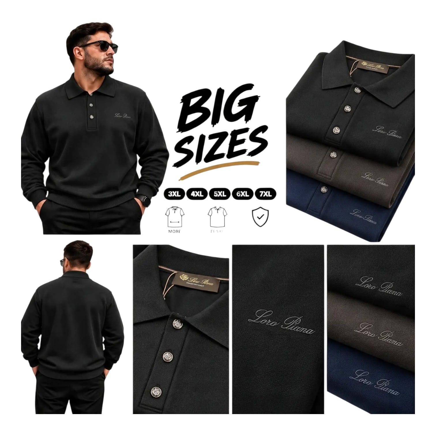 loro piana polo neck sweatshirt
